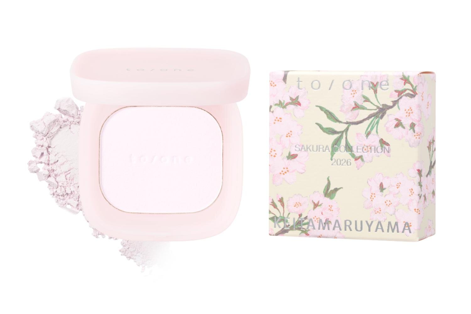 トーン×ケイタマルヤマ春の“夜桜”コスメ – 花びら色アイパレやリップ、桜香水も